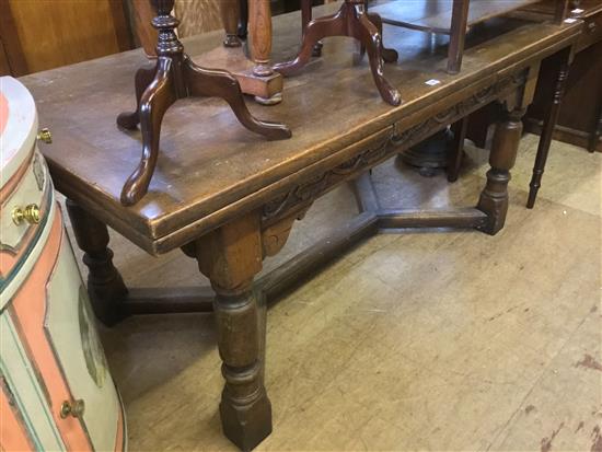 Oak refectory table